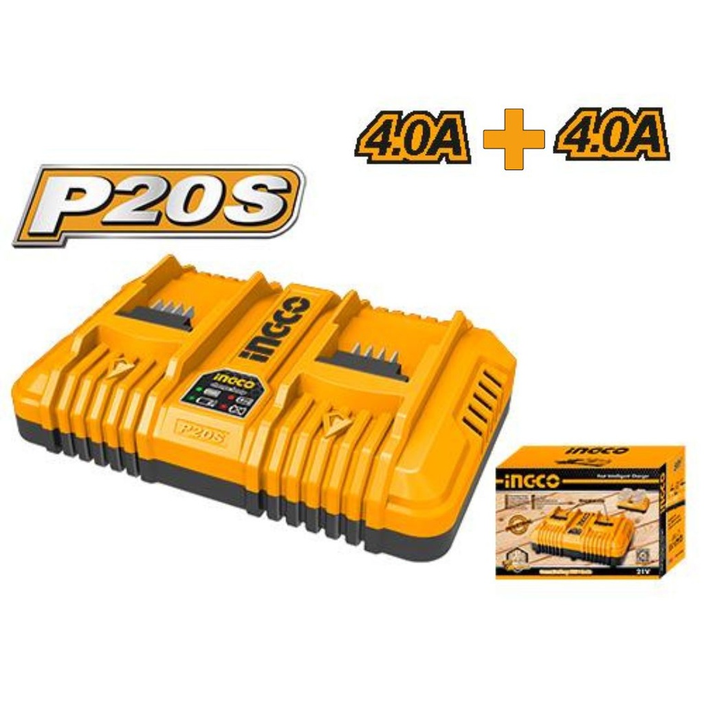 FCLI2082 20V LI-ION 2-PORT BATTERY CHARGER | TOOLMANIA | Your Trusted ...